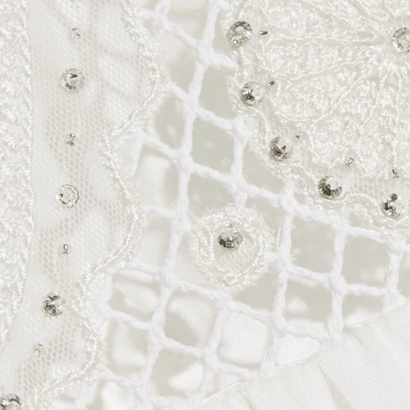 Temperley London Open-back embellished crocheted tulle and silk-chiffon gown - Picture 3 of 5